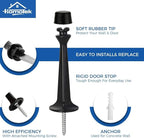 HOMOTEK 20 Pack Heavy Duty Solid Rigid Door Stop - Image 2