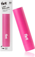 Flint Classic Pink Retractable Mini Lint Roller by Flint