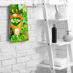 St Patrick's Day Hand Towels, 2 Packs Clover Leaves Spring Bathroom Hand Towels - Image 5