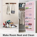 SLEEPING LAMB Over The Door Shoe Organizer - Image 6