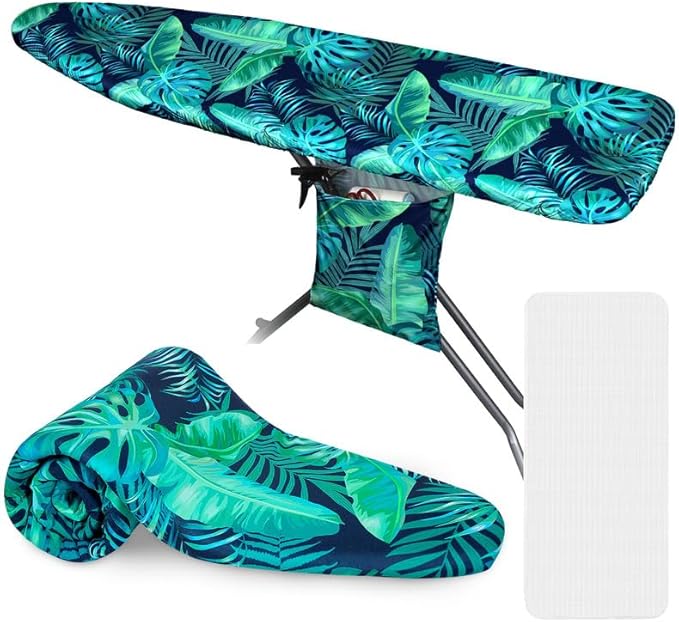 FIOBEE Ironing Board Cover and Pad Extra Thick Iron Board Pad by FIOBEE