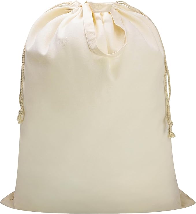 Canvas Laundry Bag 33"Wx 35"H, Thick Canvas Laundry Bag by CALACH