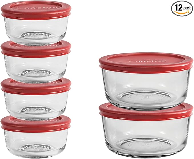 Anchor Hocking 12 Piece Glass Storage Containers by AnchorHocking