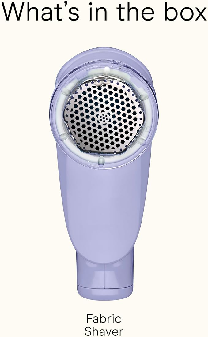 Conair Fabric Shaver and Lint Remover, Battery Operated Portable Fabric Shaver - Image 6