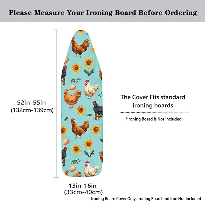 Table Top Ironing Board Cover, Non-Slip Ironing Board Protective Sleeve - Image 5