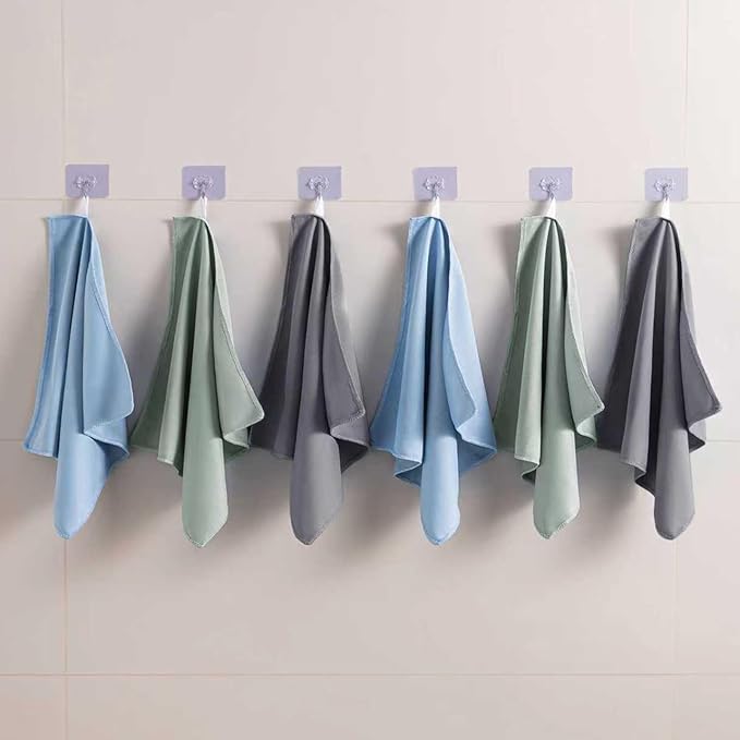 Microfiber Glass Cleaning Cloth 8 Pack, 16 Inch X 12 Inch, Lint Free Quickly - Image 6
