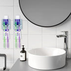 2 PCS Self-Adhesive Toothbrush Holders Wall Mounted, Water Proof Toothbrush Hook - Image 5