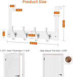 Homode Over The Door Hooks Heavy Duty, Wood Over Door Hanger Hook, Over Door - Image 2