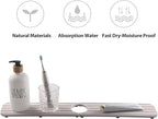 23.6inch x 4inch Kitchen Sink Faucet Mat, Water Absorbing Stone Faucet Splash - Image 5