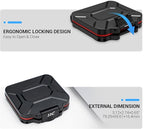 JJC Size 312 LIR1240 Battery Case Holder Storage, Water-Resistant Anti-Shock - Image 8