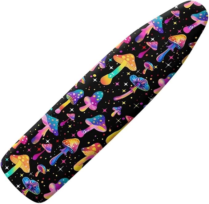 Colorful Mushroom Ironing Board Cover Universal Ironing Protector and Pad Fits by Tomeusey