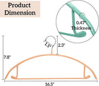 14 Pack Clothes Hanger, 16.5'' Non Slip PVC Coating Metal Sweater Hangers - Image 2