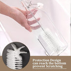 8 Pcs Bottle and Straw Cleaner, Long Deep Nylon Brush - Image 3