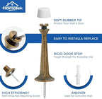 HOMOTEK 4 Pack Heavy Duty Solid Rigid Door Stop - Image 3