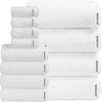 SEMAXE 12-Piece Family Bathroom Towel Set by SEMAXE
