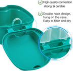 2 Pack Color Retainer Cleaner Case Denture Cups - Image 4