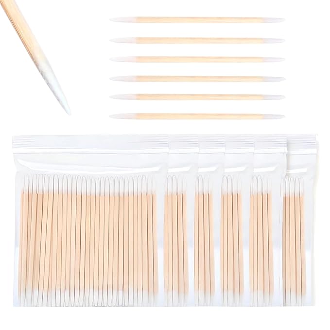 600PCS Pointed Tip Cotton Swabs, Double-end Precision Tip Cotton Swabs by Corconess