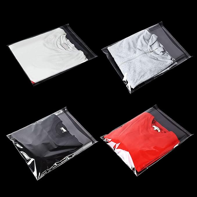 Clear Resealable Cellophane Plastic Bags Self Adhesive - Image 6