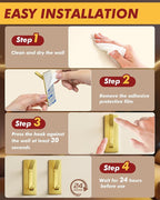 Auxmir 5 Pack Self Adhesive Hooks - Image 9