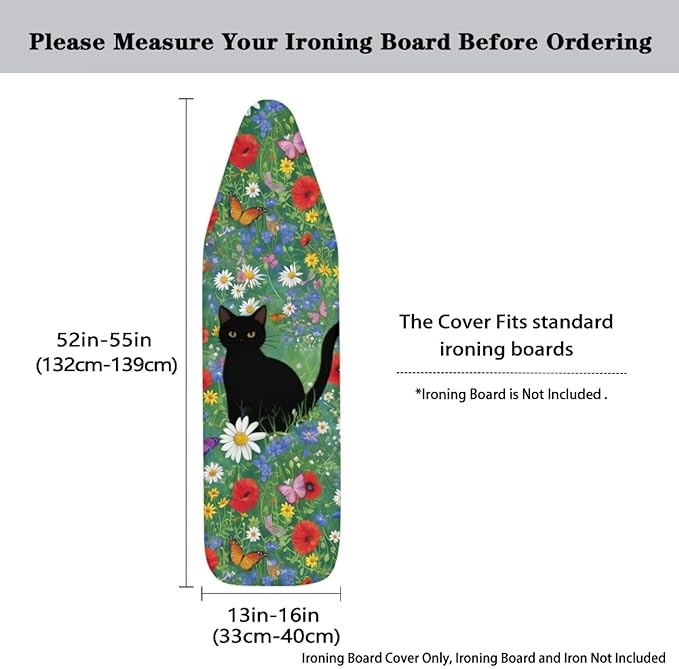Cat Daisy Ironing Board Cover and Pad Cover - Image 5