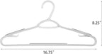 Finnhomy 50 Pack Plastic Hangers, Clothes Hangers - Image 2