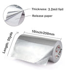 BOMEI PACK 10 Inch Aluminum Foil Tape, Heavy Duty Metal Foil Duct Tape - Image 2