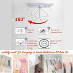 Heavy Duty Adhesive Hooks 33 lb 15KG, Waterproof and Oilproof Reusable Seamless - Image 3