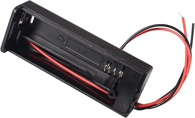 8Pcs 1 Slots 1.5V AA Battery Case Holder 1 x 1.5V AA Battery Spring Clip - Image 4