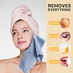 SUNLAND Microfiber Face Cloth Reusable Makeup Remover Facial Cleansing Towel - Image 2