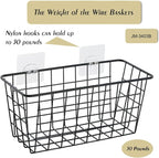 4 Pack Hanging Sorage Basket, Bathroom Basket, Household Goods, - Image 6