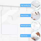 Giantree 200 Pcs Clear Self Adhesive Hang Tabs Hooks, Heavy Duty J-Hook Hanging - Image 2