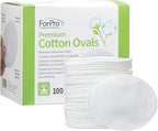 ForPro Premium 100% Cotton Ovals, Ultra-Plush Extra-Absorbent Lint-Free 3" - Image 2