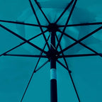 Sunnyglade 9' Patio Umbrella Outdoor Table Umbrella with 8 Sturdy Ribs (Teal Blue) - Image 6