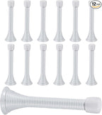 12 Pack Spring Door Stops 3 1/4 Inch Flexible Heavy Duty Spring Door Stopper by KISEER