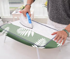 SheeChung 12.5"x32" Small Ironing Board Cover and Pad, Fits Mini Table Top - Image 4