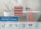 DAN RIVER Bath Towels Set of 4, 27 x 54 Inches, 100% Cotton, Larger & Lighter - Image 5