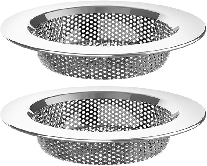 2PCS - Windran Kitchen Sink Drain Strainer, Upgraded Double-Layer Safe Design by Windran