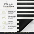 Dish Drying Mat Super Absorbent – 16" x 18" Coffee Mat - Image 6