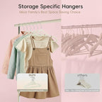 GoodtoU Baby Hangers, Kids Hangers 50 Pack Velvet Hangers - Image 4
