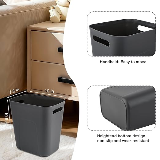 UUJOLY Small Bathroom Trash Can - Image 3