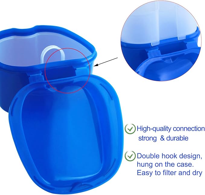 Dental Retainer Cup Holder Mouthguard Cleaning Case - Image 4