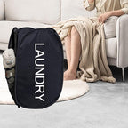 Collapsible Laundry Basket Foldable Laundry Hamper Pop Up Basket Dirty Clothes - Image 2