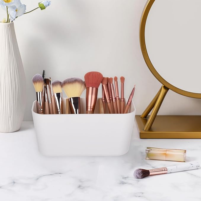 Toothbrush Holders for Bathrooms, Bamboo Tooth Brush Holder - Image 4