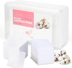 1000 PCS Thin Makeup Facial Cotton Pads, Square Facial Lips Eyes Makeup Remover - Image 2