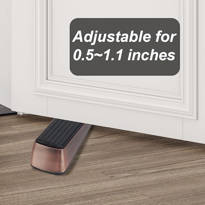 2 Pack Door Stoppers, Zinc Alloy Door Stop - Image 3