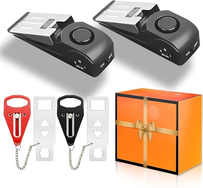 Portable Door Lock Extra Lock for Additional Privacy and Safety in Home by HuiQiuRerishomLtd
