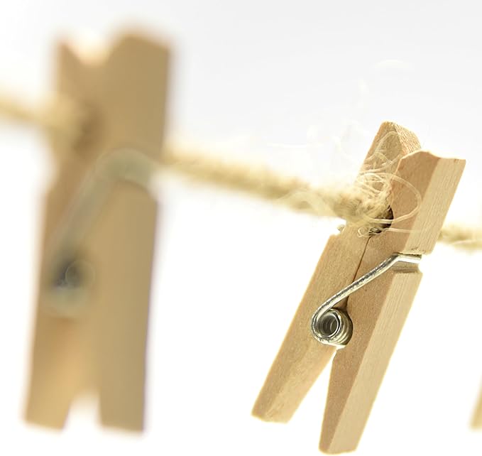 Leisure Arts Natural Clothespins Wood 1.5" Wide 30pc - Image 6