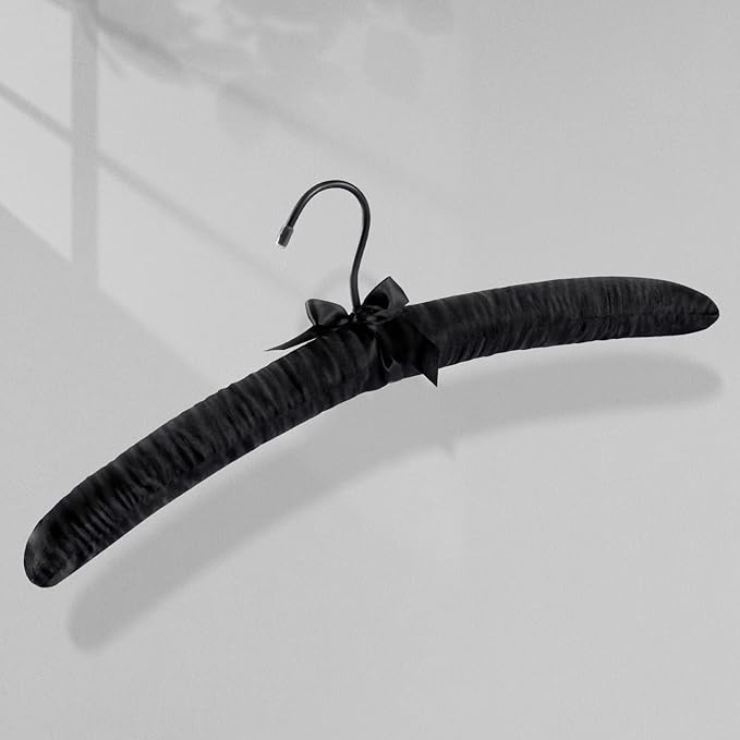 TOPIA HANGER Padded Hangers for Women Clothing, 17-inch Satin Hangers 10 Pack - Image 6