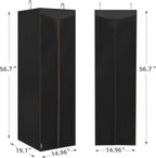 STORAGE MANIAC 2-Pack Hanging Garment Bag Zipper Cover - Image 3