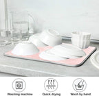 Super Absorbent Dish Drying Mat, Microfiber Fast-Drying Dish Mat, Kitchen Dish - Image 7